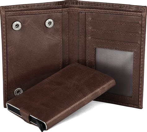 WildHorn RFID Protected Leather Wallet for Men, Brown Crunch - Price ...