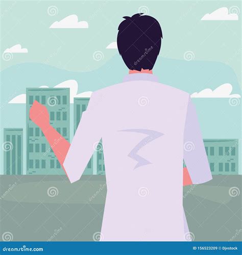 Man Standing Back View 的图像结果