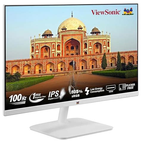 ViewSonic VA2432-H-W 24-inch (60.96 cm) Full HD1080p IPS Monitor |100 ...