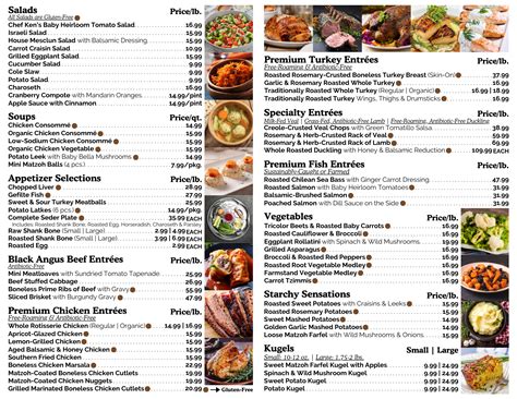 2023 Passover Menu – The Kosher Marketplace