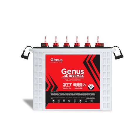 Buy Genus Invomax GTT235X- TT battery with high efficiency – Genus ...