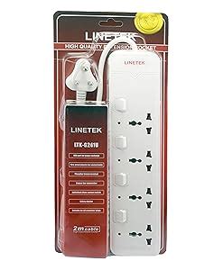 Buy Sndia Linetek Power Extension Board 4 Sockets With 2 Usb Port And ...