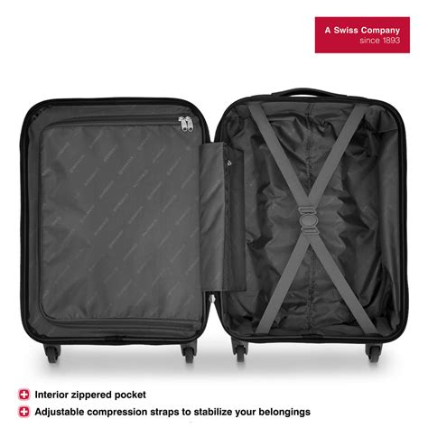 Wenger Static Carry-on Hardside Suitcase, 33 Litres, Gold, Swiss desig