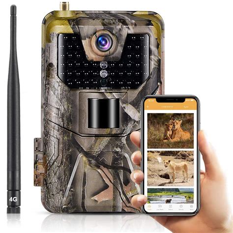 4G Lte Cellular Trail Camera, 30Mp 4K 120°Detection - KENTFAITH