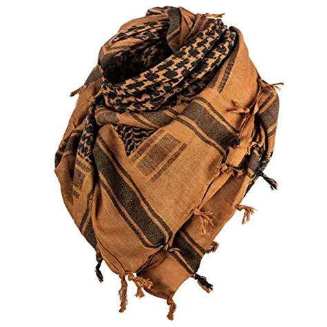 Buy Zeki Fashions Men's Pure Cotton Arab Shemagh Neck Wrap Arafat ...