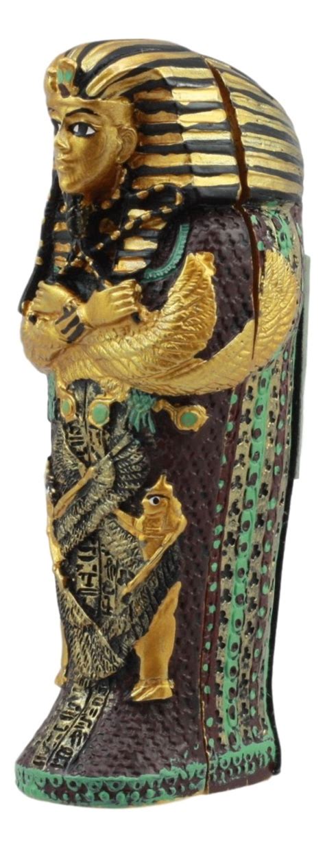 Gifts & Decor Ebros Egyptian King Tutankhamun Pharaoh Sarcophagus ...