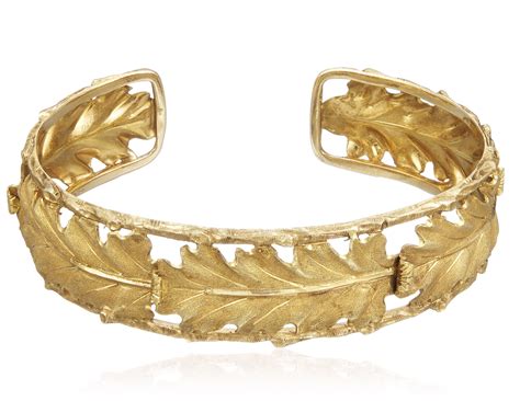 BUCCELLATI COLLECTION Yellow Gold Macri Cuff Bracelet Wide with ...
