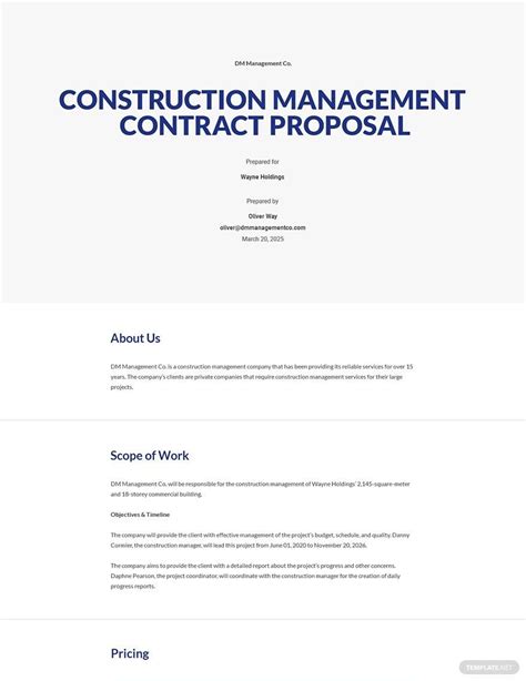 Image result for Management Proposal Example