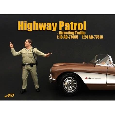 Buy American Diorama New 1:18 Figure - Highway Patrol - Directing ...