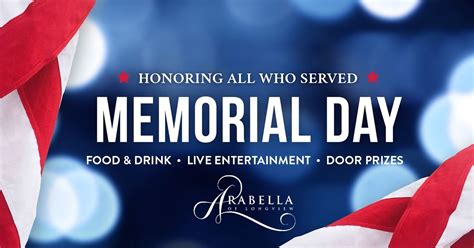 Memorial Day Ceremony at Arabella of Longview , 1133 E Hawkins Pkwy ...