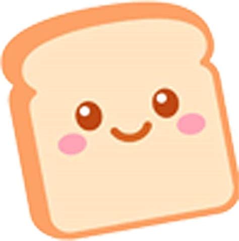 Buy Cute Sweet Simple Slice of Bread Kawaii Emoji Cartoon Art Vinyl ...
