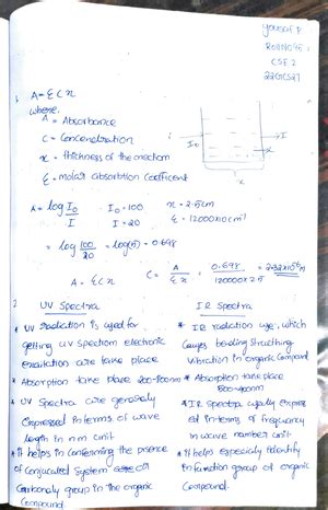 Experiment 5 - Chemistry lab note - cxpeyiment nlO: an 15/12 / 1 ...