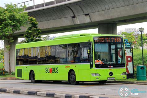 Bus 985 – SMRT Buses Mercedes-Benz OC500LE (SMB110B) | Land Transport Guru
