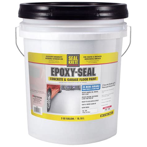 Satin Deep Tint Base, Seal-Krete Epoxy-Seal Concrete and Garage Floor ...
