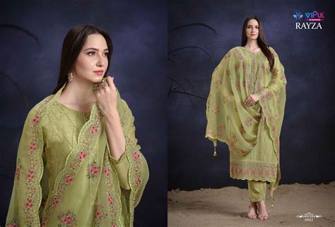 Vipul Rayza Designer Salwar Suits Wholesale
