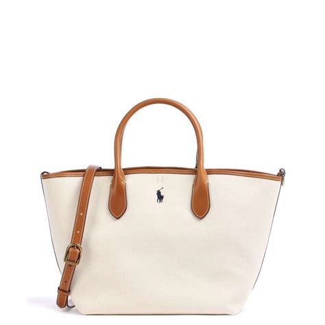 POLO RALPH LAUREN BELLPORT MEDIUM CANVAS TOTE - Branded Collection House