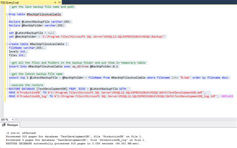 Image result for SQL Refresh Database