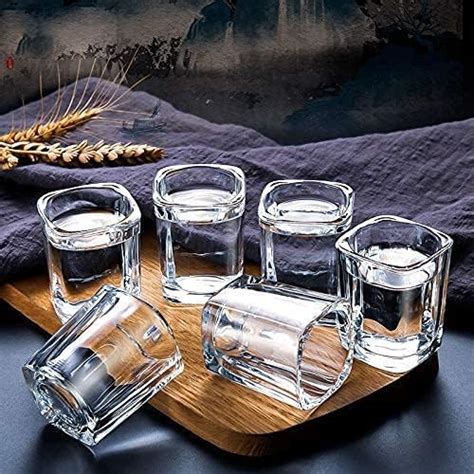 Buy MUAC Premium Heavy Base Shot Glass Set, Whisky Shot Glass 35 ML ...