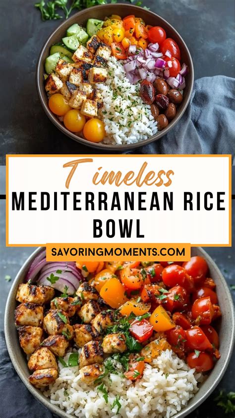 Mediterranean Rice Bowl | Recipe | Healthy bowls recipes, Rice bowls ...