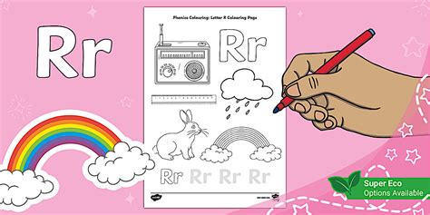 Letter R Phonics Colouring Sheet | Parents Resource