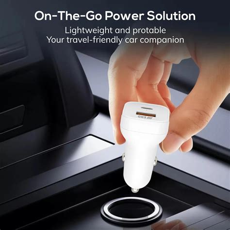 ERD CC-145 CHARGER USB-C TO C PD WHT 45W Fast Charger