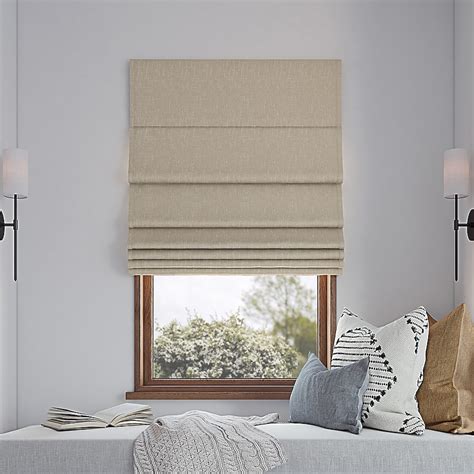 Sun Zero 31-in x 64-in Stone Blackout Cordless Roman Shade 60659 at ...