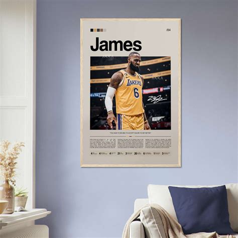Lebron James Poster, Sports Poster, Basketball Poster, Basketball ...