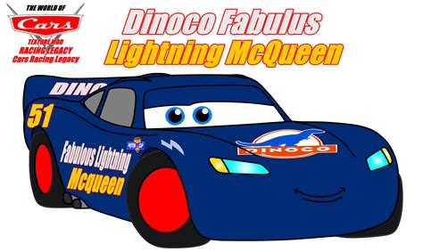 Dinoco Fabulous Lightning McQueen Paint Job by alexandrredir on DeviantArt