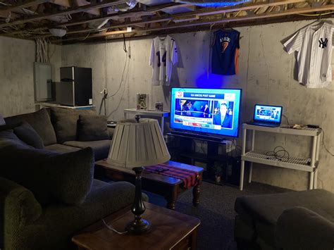 Unfinished Basement Man Cave