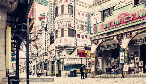 上海时装商店,南京路步行街,都市风光,建筑摄影,摄影素材,汇图网www.huitu.com