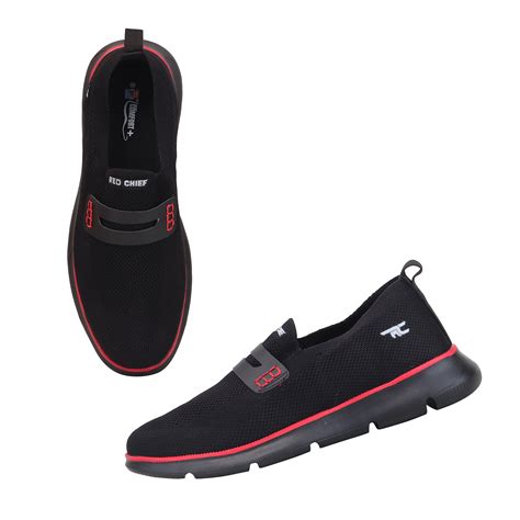 Buy Red Chief Sports Black Color & Low Ankle Slip-On Comfortable ...