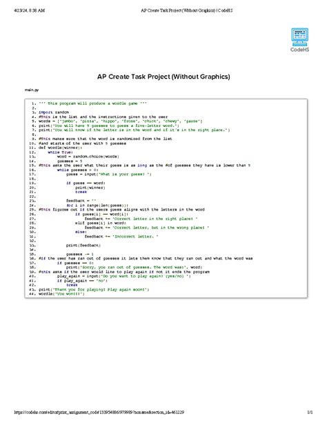 Image result for AP Create Task Examples