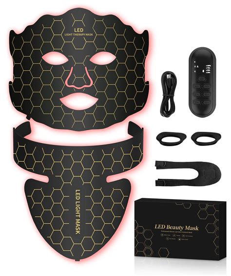 Yahi Red Light Therapy for Face, Led Face Mask Light Therapy, 7 Colors ...