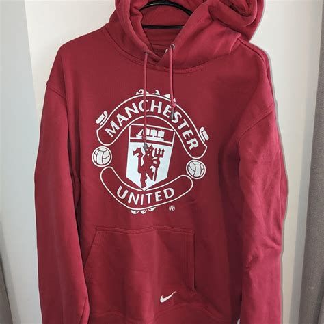 Nike Men's Red Hoodie | Depop