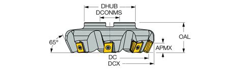 Iscar India | Milling > Indexable > Indexable Face Mills > ‎T465 FLN ...