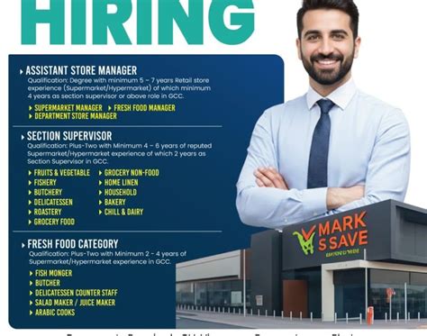 Walk-In Interviews at Mark & Save - Ajman for Managers, Supervisors ...