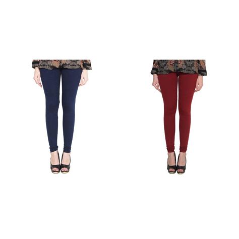 Mumtaz & Son's Churidar Leggings Combo Pack of 2 Leggings : Amazon.in ...