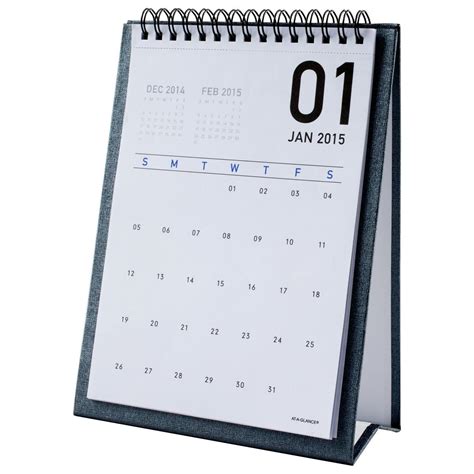 Desktop Easel, Easel Calendar, Standing Calendar, Monthly Calendar ...