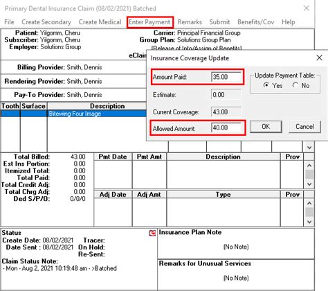 How to Enter Insurance Information Using Dentrix 的图像结果