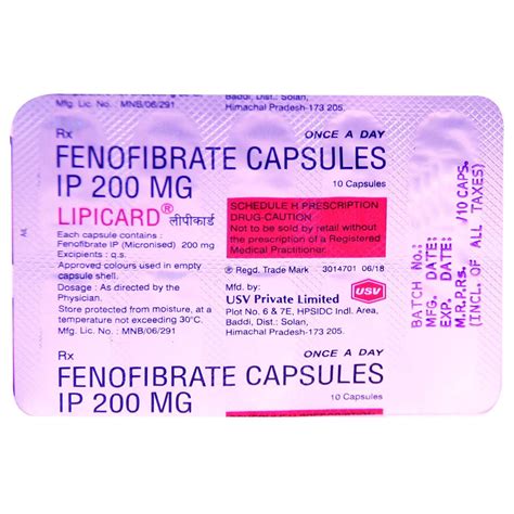 Lipicard Capsule | Uses, Side Effects, Price | Apollo Pharmacy