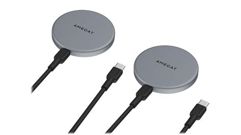 2x AMEGAT USB-C MagSafe Oplader | 15 W Aanbieding - iBOOD