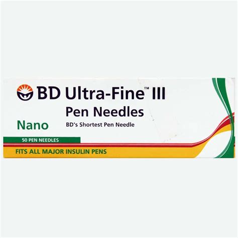 BD Ultra-Fine III Mini Pen Needles 4MM 32G, 5 Count Price, Uses, Side ...