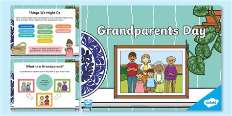 Grandparents day PowerPoint | Downloadable | Twinkl
