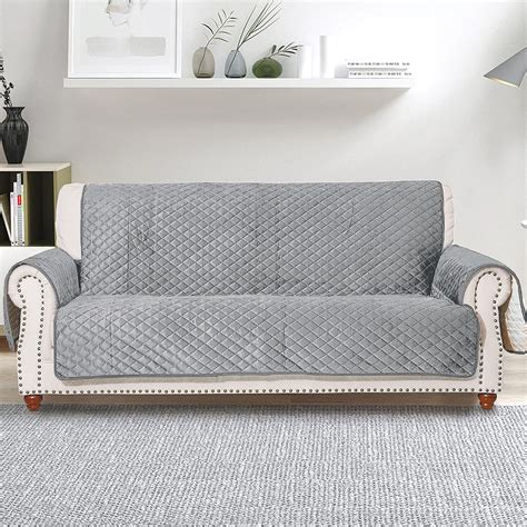 Red Barrel Studio Velvet Antislip Sofa Slipcover (68/78 Inch) & Reviews ...