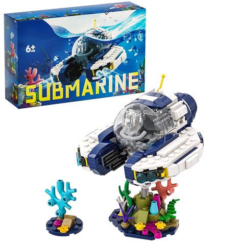 AobiKSEY Submarine Sets Building Kit, Subnautica Submarine Set with ...