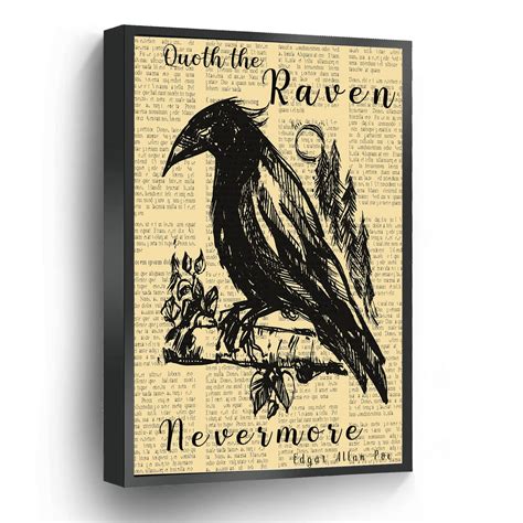 Quoth The Raven Nevermore Raven Posters And Art Prints