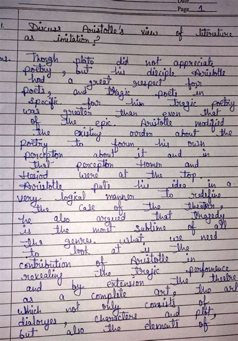Assignment MEG-05 compressed - Date Page 1 1. as imitation ? Discuss ...