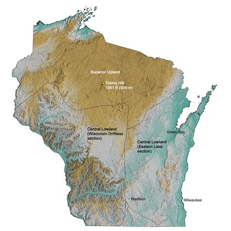 Geologic and Topographic Maps of the Midwestern United States — Earth@Home