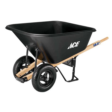 Ace Poly Wheelbarrow 10 cu ft - Ace Hardware