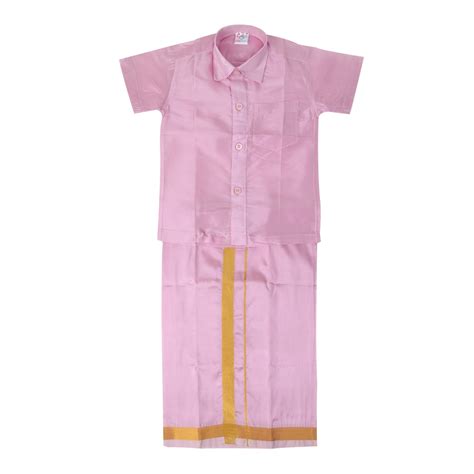 Dhoti Set - Pink – Smiley Buttons